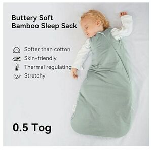 BubblePanda BNWT  Bamboo Sleep Sack - SAGE L